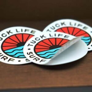 Die Cut Round Stickers - 50 Pack